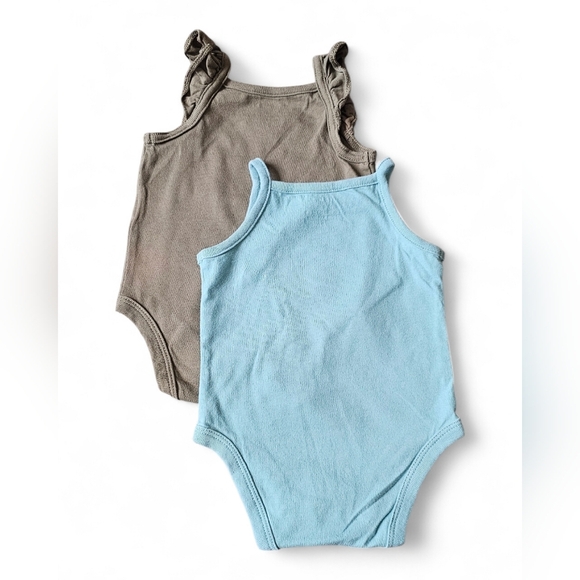 Carter’s Baby 2-Pack Graphic Tank Bodysuits Size 3M - Picture 4 of 5